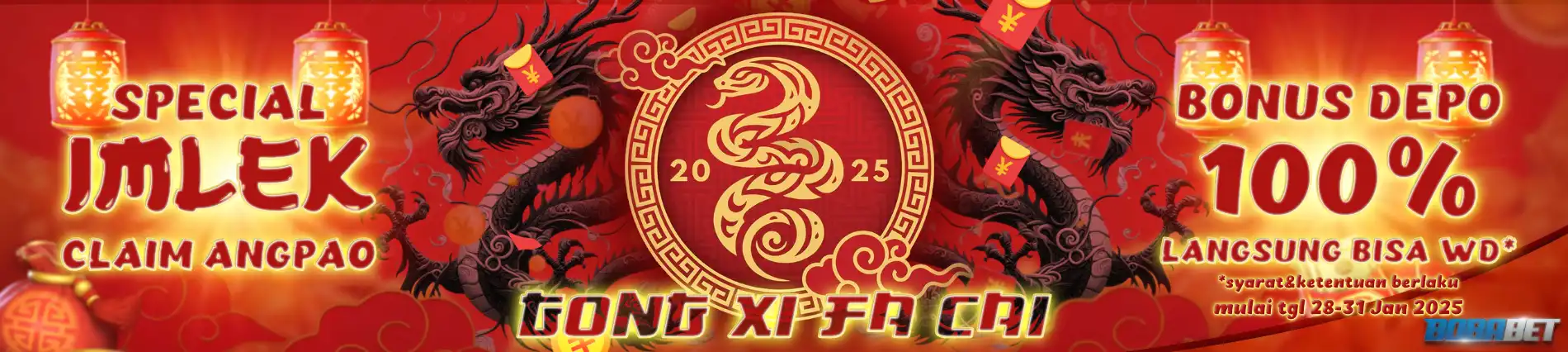 BONUS ANGPAO 100%